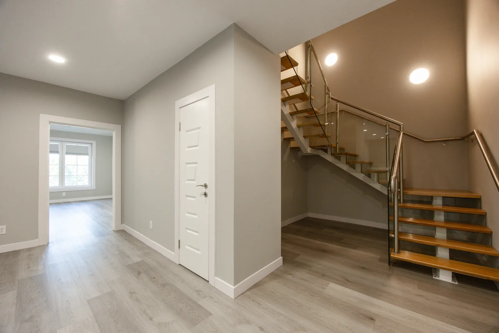 Staircase to the loft — Taj Estates of Franklin I